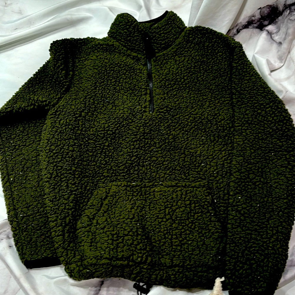 green bear coat